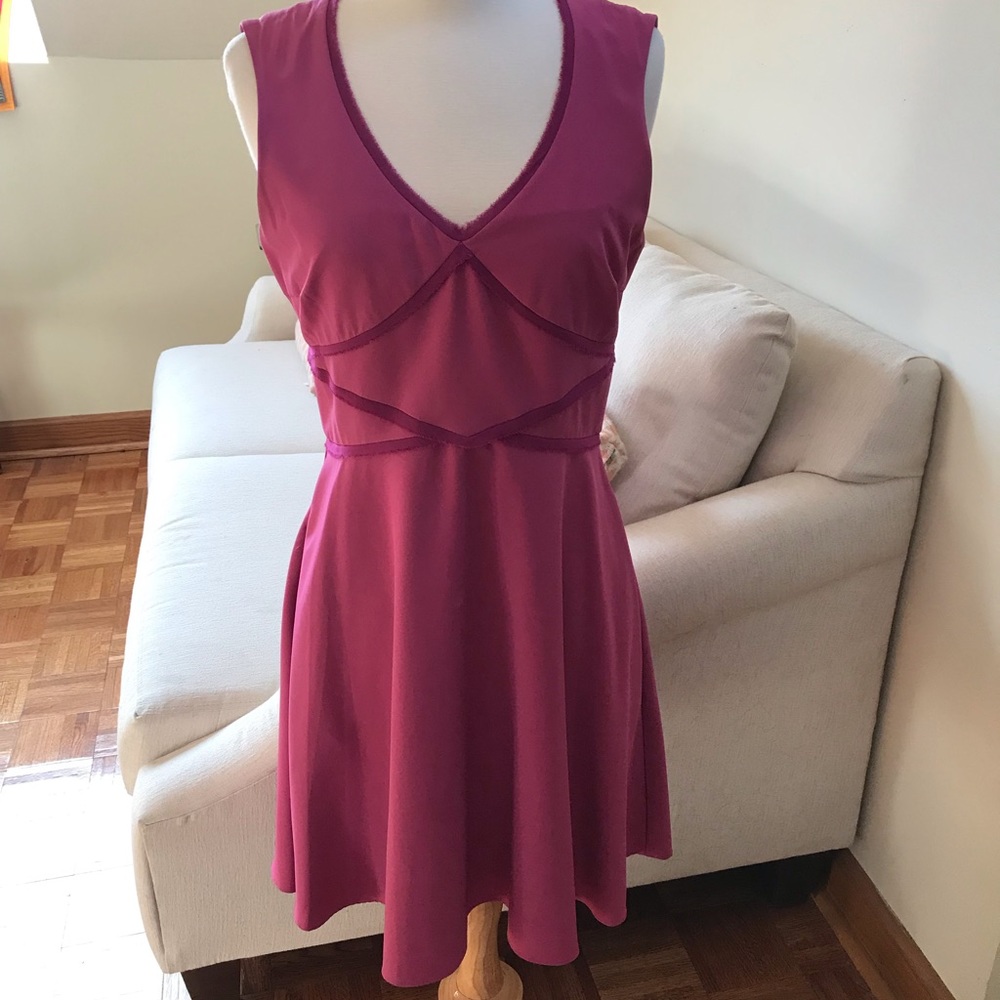 Z Spoke by Zac Posen magenta dress